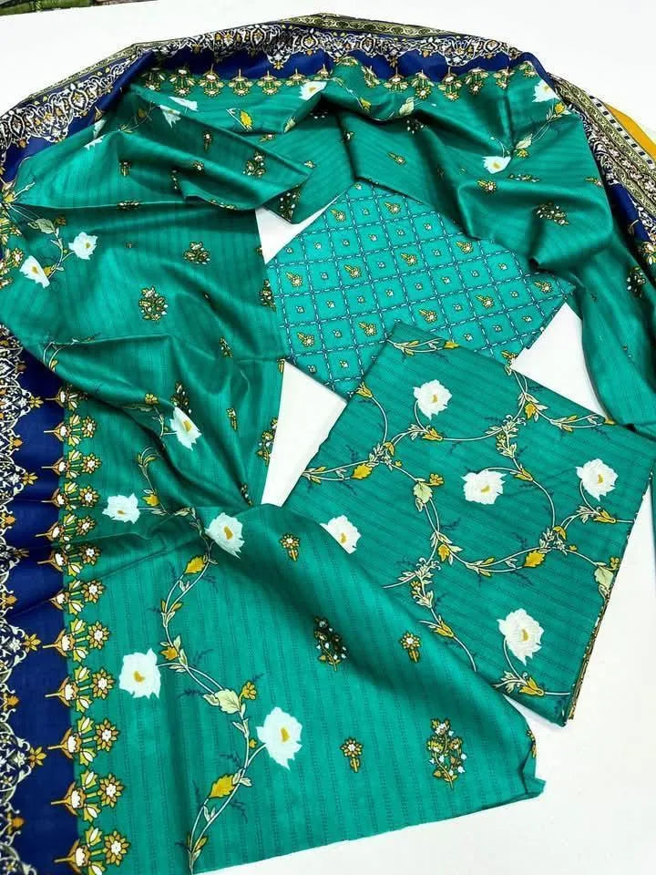 Wait is Over Jazmin Digital Lawn Print 2026 Green