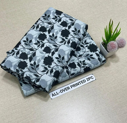 All Over Printed 92" Cotton Quilted Shirt