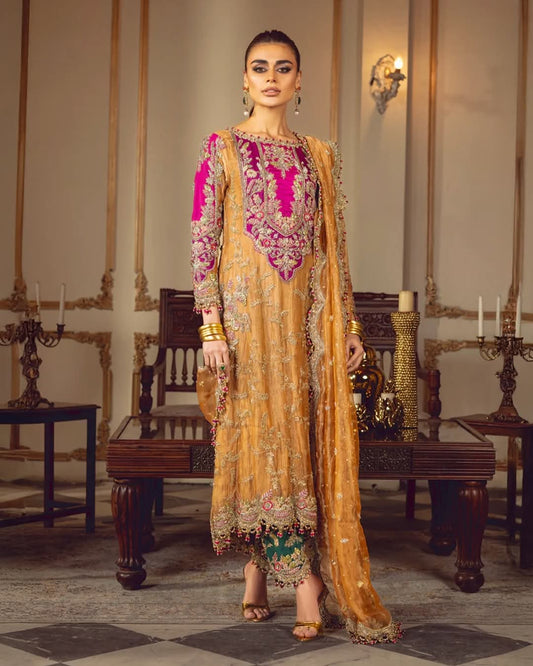 HEAVEY EMBROIDED WEDDING DRESS