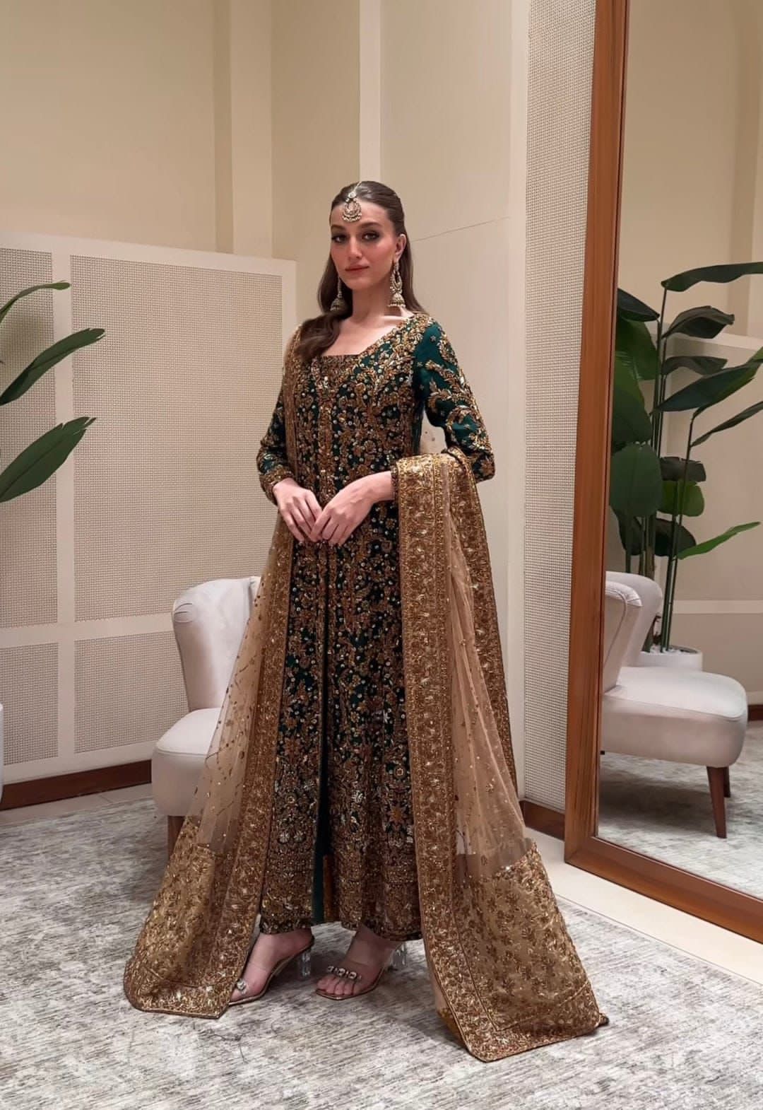 Turn your wedding into a royal affair with our breathtaking embroidered masterpiece